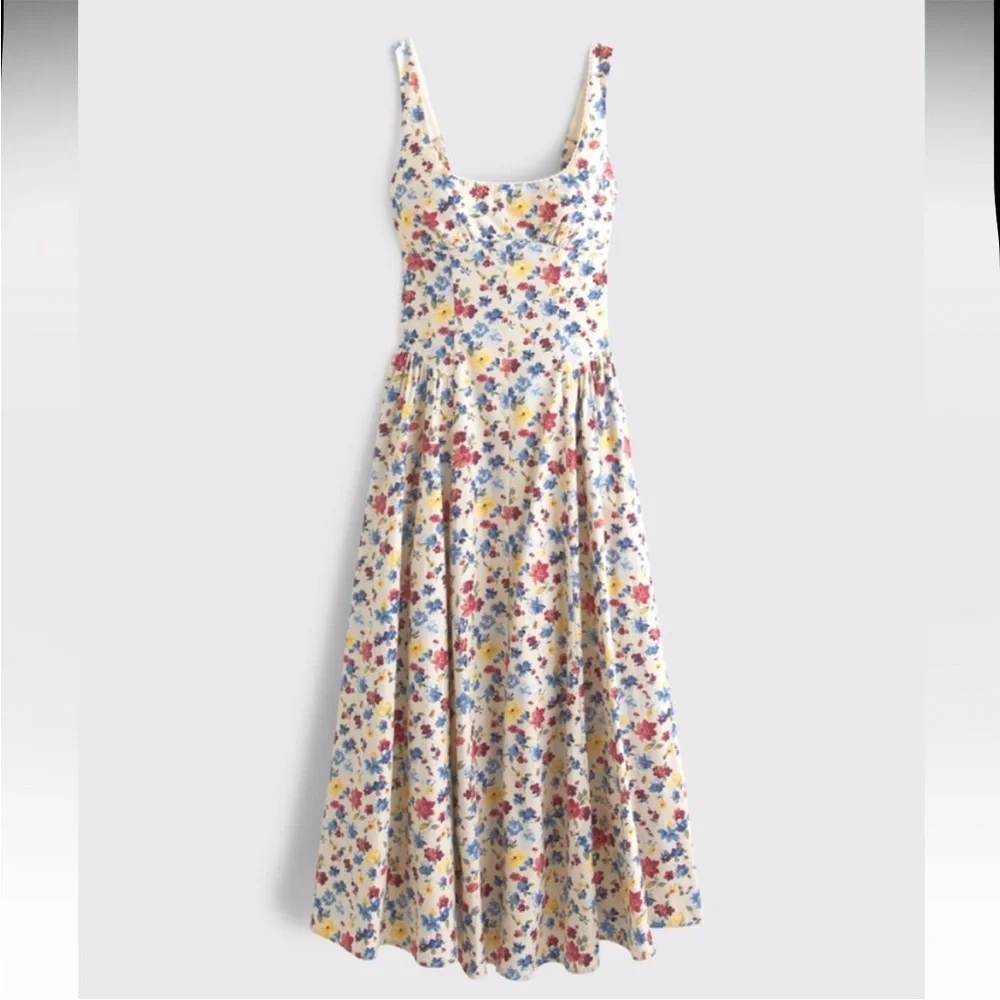 New Abercrombie & fitch Dylan bra free midi dress - Picture 1 of 7